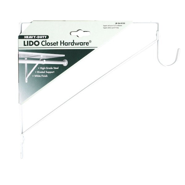 Lido Lido 10-1/2 in. H X 1 in. W X 11 in. L Steel Shelf Divider LB-26-8150A - main